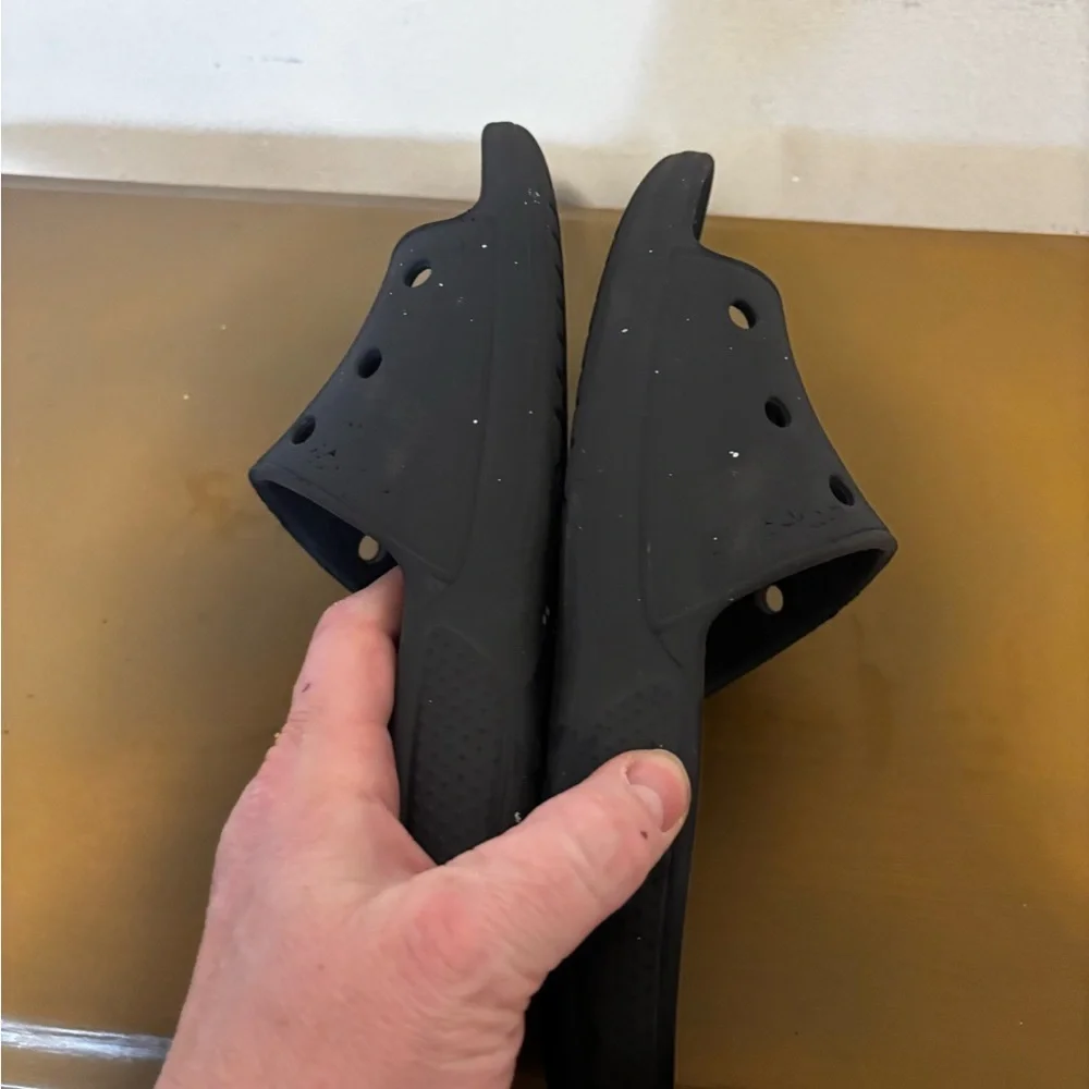 Black Slide crocs Sandals 6/8